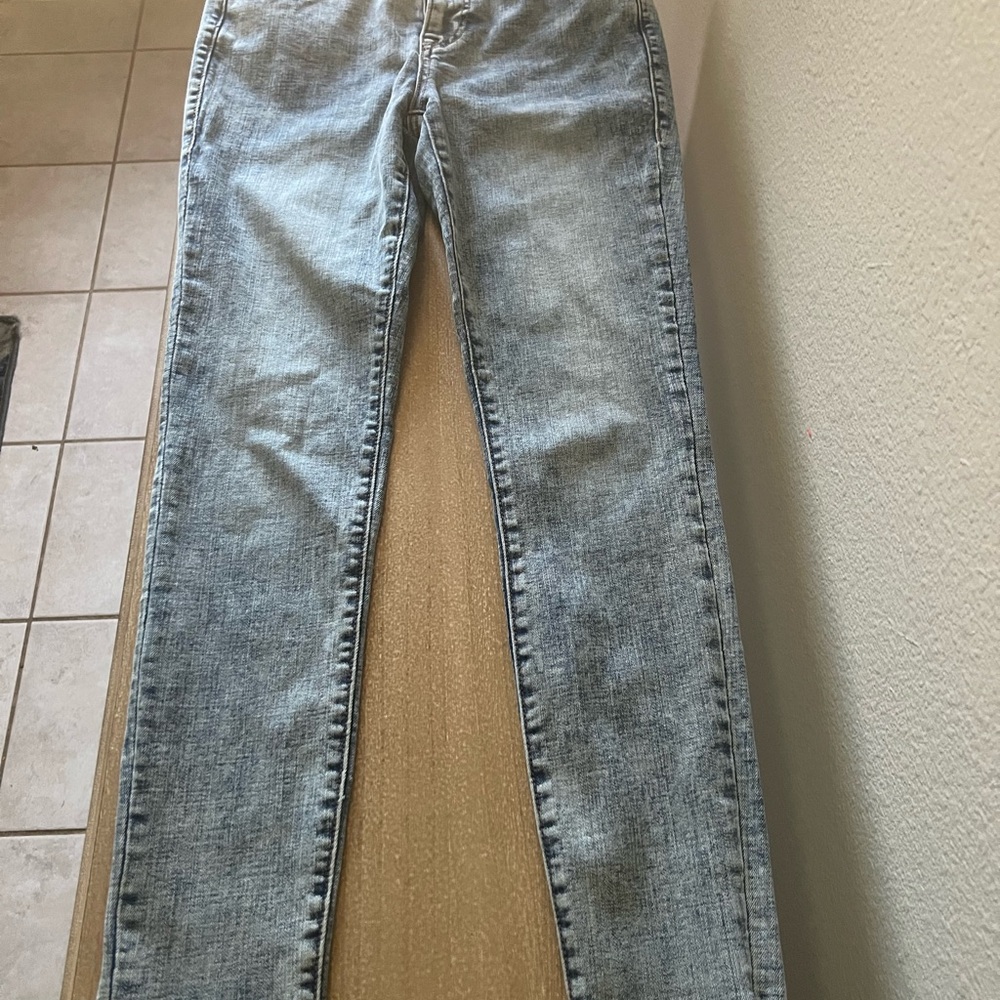True Religion Blue Skinny Jeans Vintage Wash